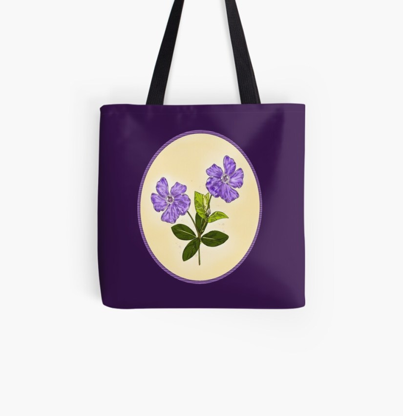 periwinkle tote bag by Sheri42