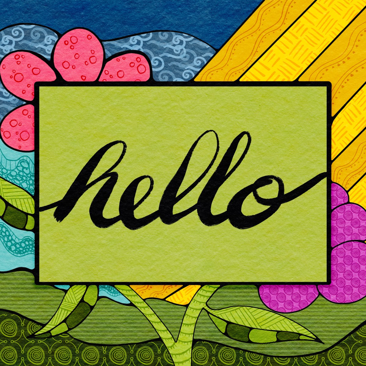 Art For You: Summer Greeting Color&nbsp;Page