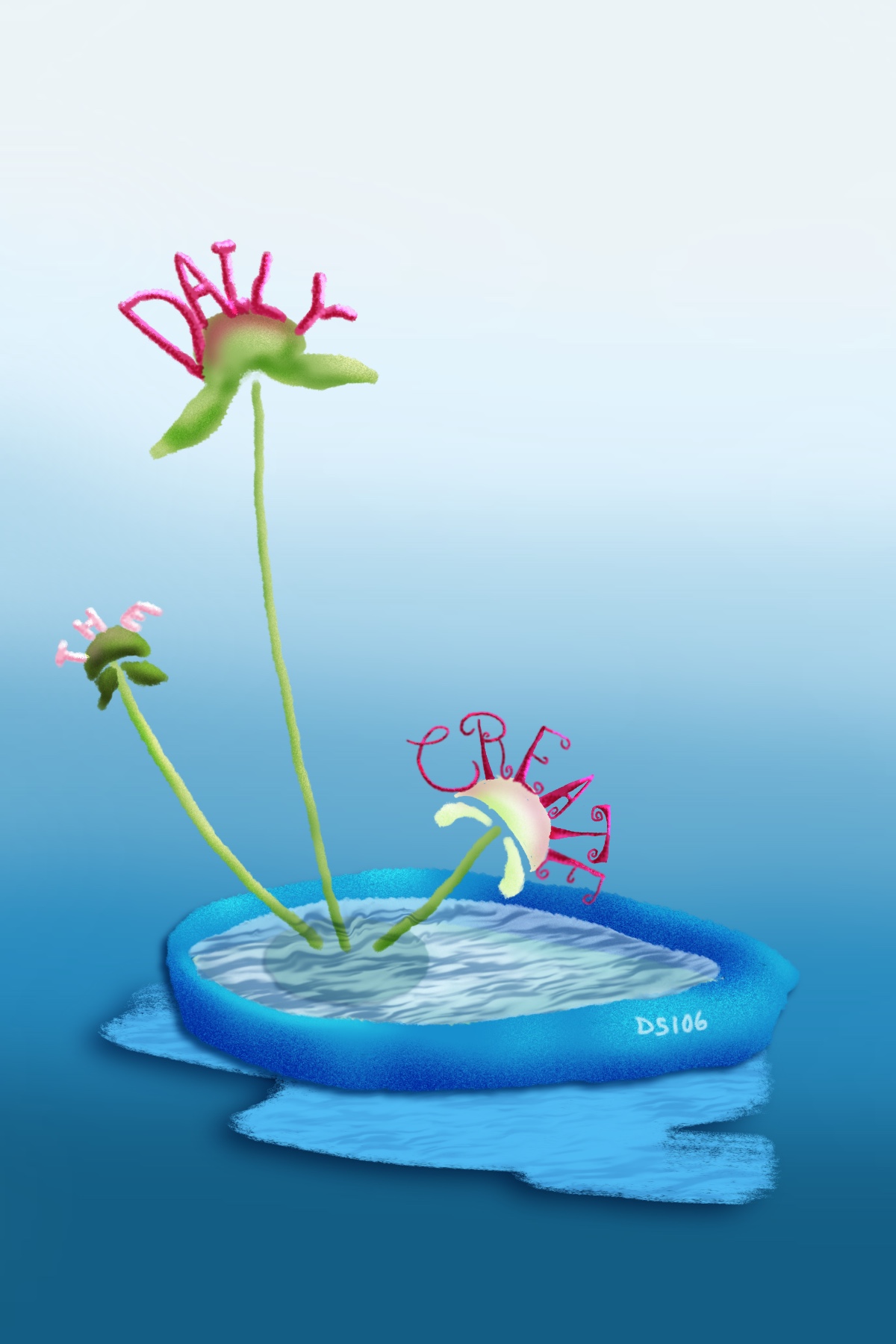 Ikebana arrangement in a DS106 boat-shaped pan vase Soe - THE Shin - DAILY Tai - CREATE