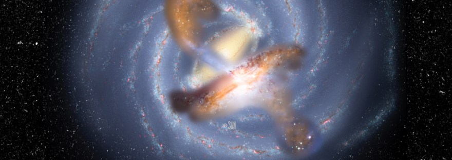 Daily Create Prompt: #DS106 #tdc3999 #clmooc #dailycreate Black Hole What’s on the other side? Well— they’re looking back at us— with a roadmap https://flic.kr/p/2o7PhYU Mashup of Black Hole with Milky Way Galaxy behind Source Images Black Hole: “Black Hole Outflows From Centaurus A” flickr photo by NASA’s Marshall Space Flight Center shared under a Creative Commons (BY-NC) license https://flickr.com/photos/nasamarshall/49385398161 Image credit: X-ray: NASA/CXC/CfA/R.Kraft et al.; Submillimeter: MPIfR/ESO/APEX/A.Weiss et al.; Optical: ESO/WFI https://chandra.harvard.edu/photo/2009/cena/ Milky Way Source: NASA/JPL-Caltech/R. Hurt (SSC/Caltech) https://solarsystem.nasa.gov/resources/285/the-milky-way-galaxy/