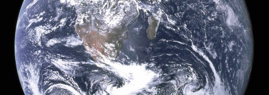 The Earth-- the blue marble Wikimedia Public Domain NASA/Apollo 17 crew; taken by either Harrison Schmitt or Ron Evans 1972