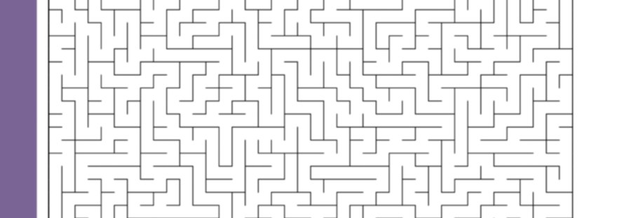 Headingless Portraits— a maze with a terrified cat at the starting point; Headless — How about headingless?