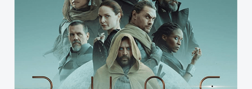 audio book cover for DUNE by Frank Herbert