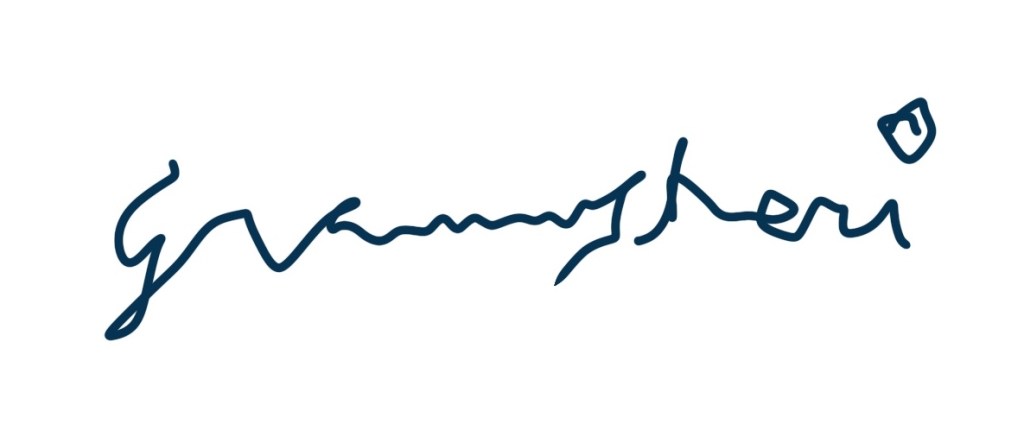 writing with a toe on iPad -- grammasheri