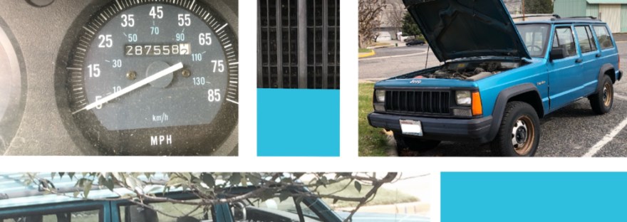 1994 jeep Cherokee holds memories of grandkids