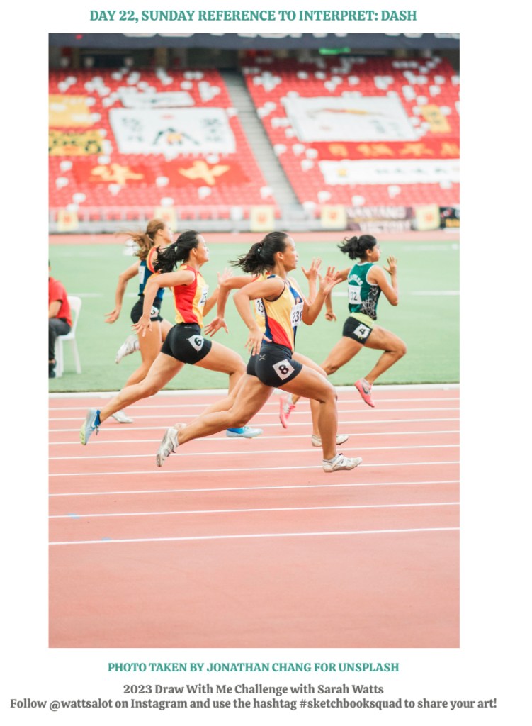 photo of track runners on the track