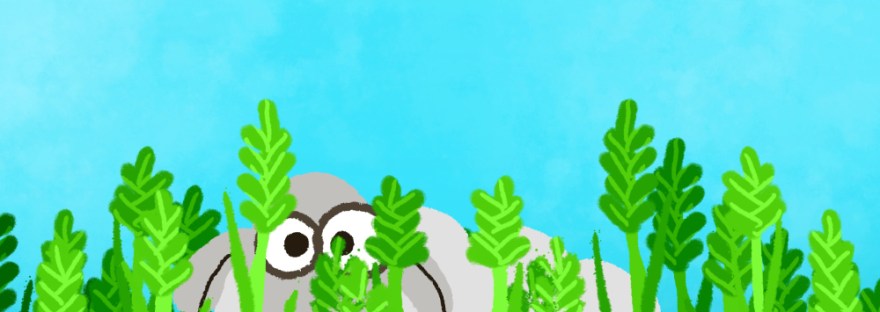 a simplified sheep in a wheat field