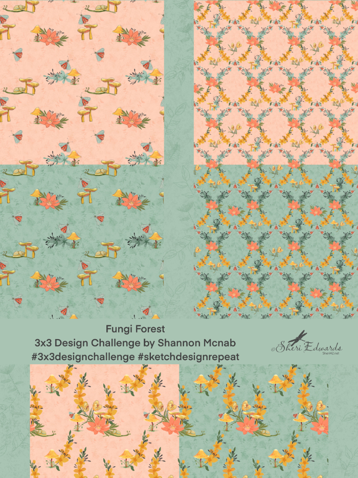 © Sheri Edwards Fungi Forest Designs