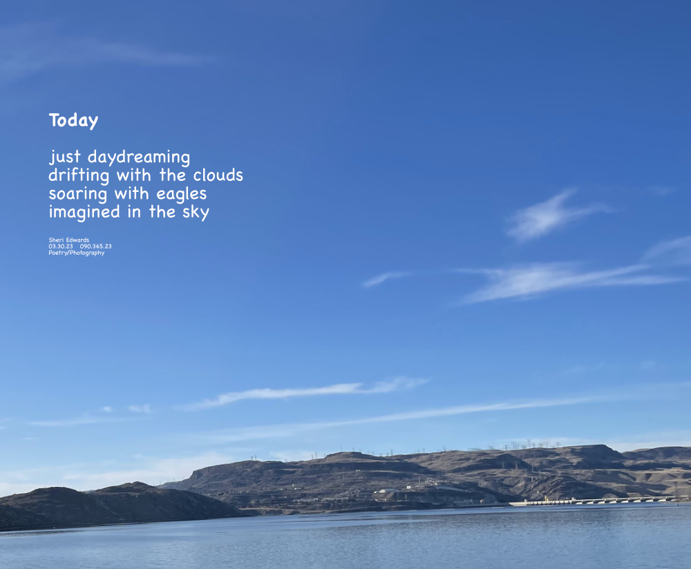 Clouds above Lake Roosevelt and Grand Coulee Dam