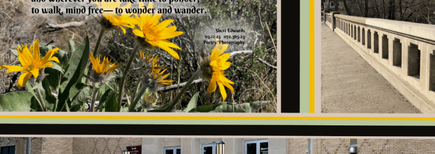 a walk on a country road a walk across the bridge a walk in downtown Bismarck, ND