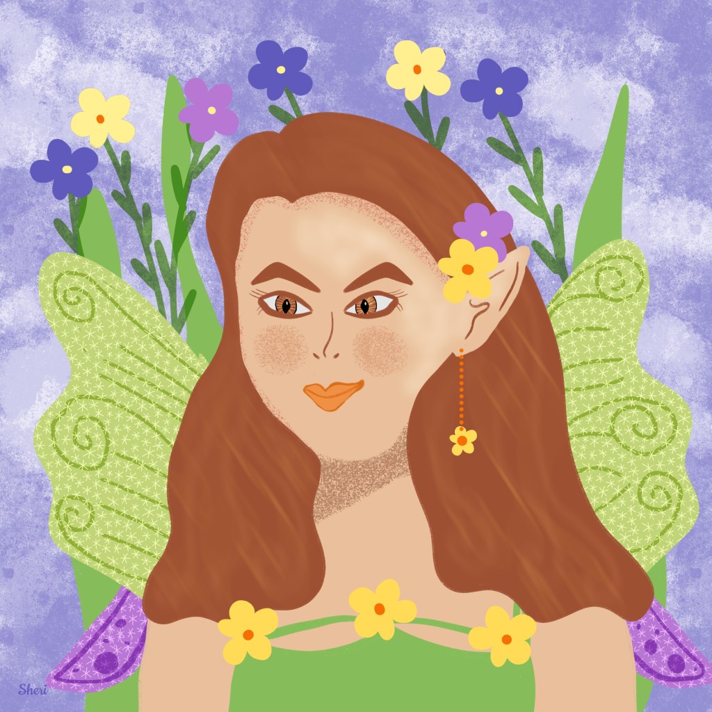 Fairy for #dtiyscharlyclements #clmooc #cldoodle23 #aprildoodle