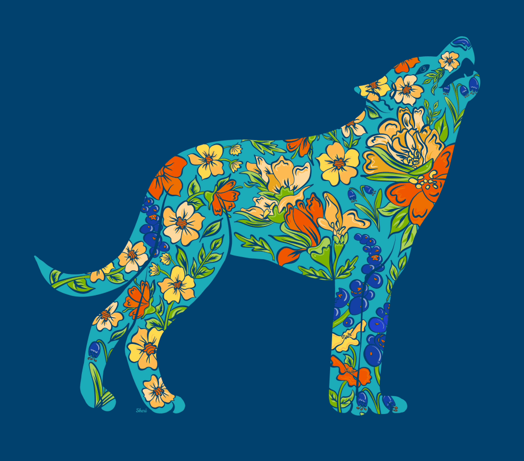 the finalized color theme and outline for the class wolf class