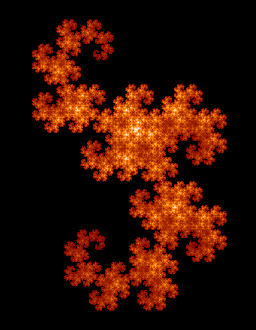 The dragon in the water kind of looks like the Heighway Dragon fractal curve — Jordan