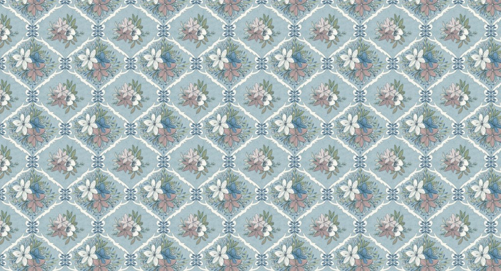 Damask French Country pattern by Sheri Edwards