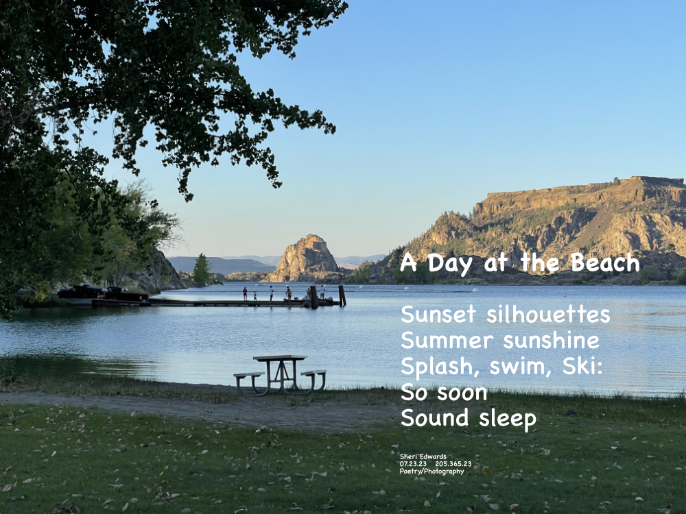Banks Lake, Steamboat Rock State Park Boat Launch at sunset