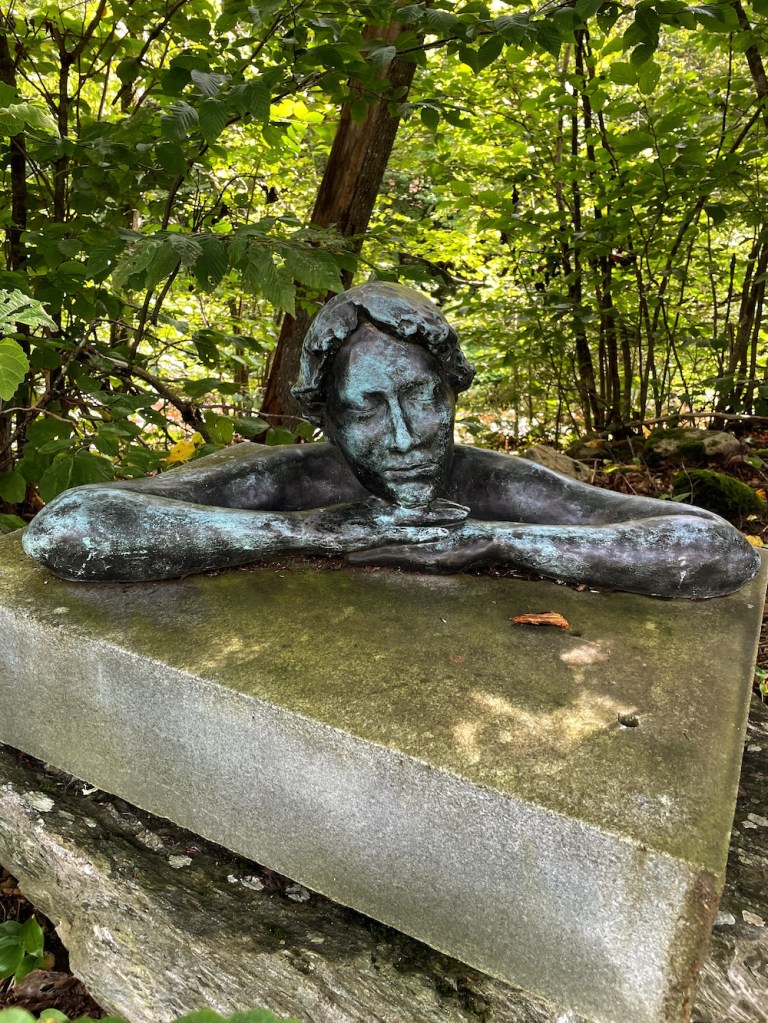 sculpture entitled "For Betsy" by Carolyn Wirth at DeVries Sculpture Trail
See Flickr https://flic.kr/p/2oYdxX1
by Dogtrax Attribution-ShareAlike (CC BY-SA 2.0)

Part of #WriteOut https://writeout.nwp.org
 and Daily Create	Prompt: https://daily.ds106.us/tdc4293/