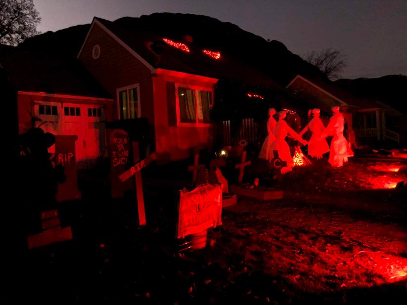 neighbor's Halloween House