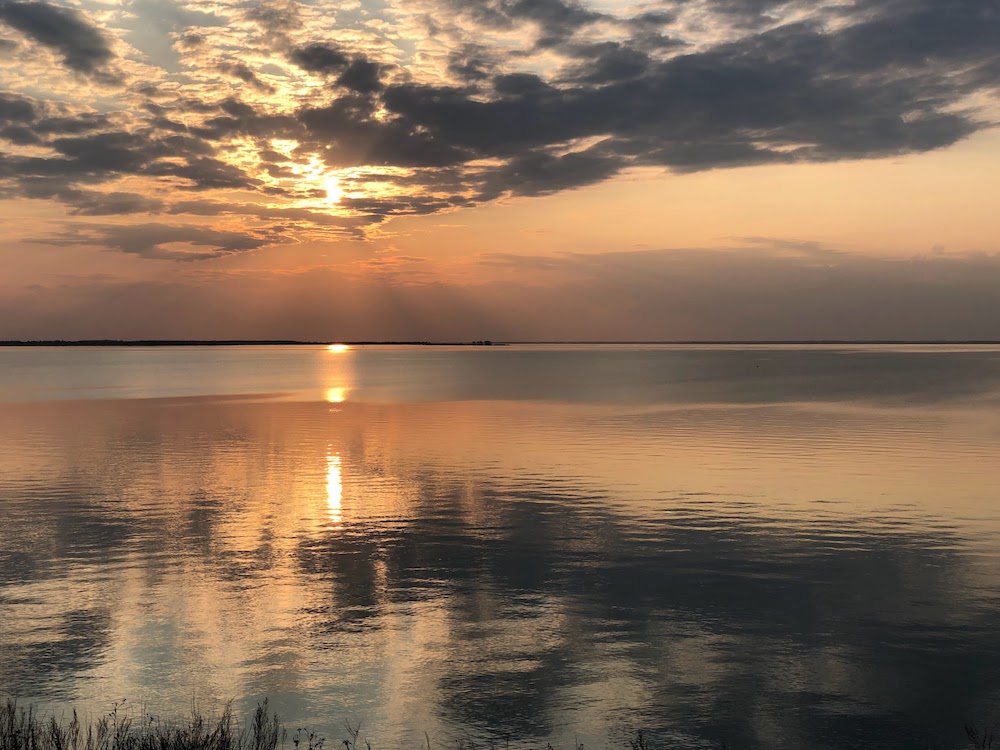 Sunset on the Missouri River as Lake Sakakawea, North Dakota
May 25, 2019