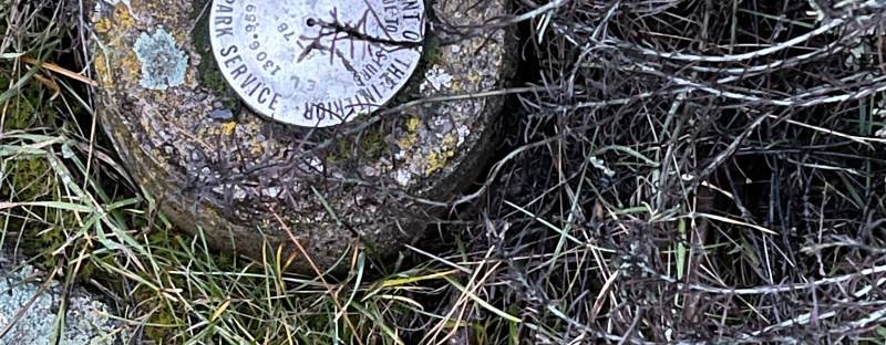 National Park Service marker for Lake Roosevelt National Recreation Area