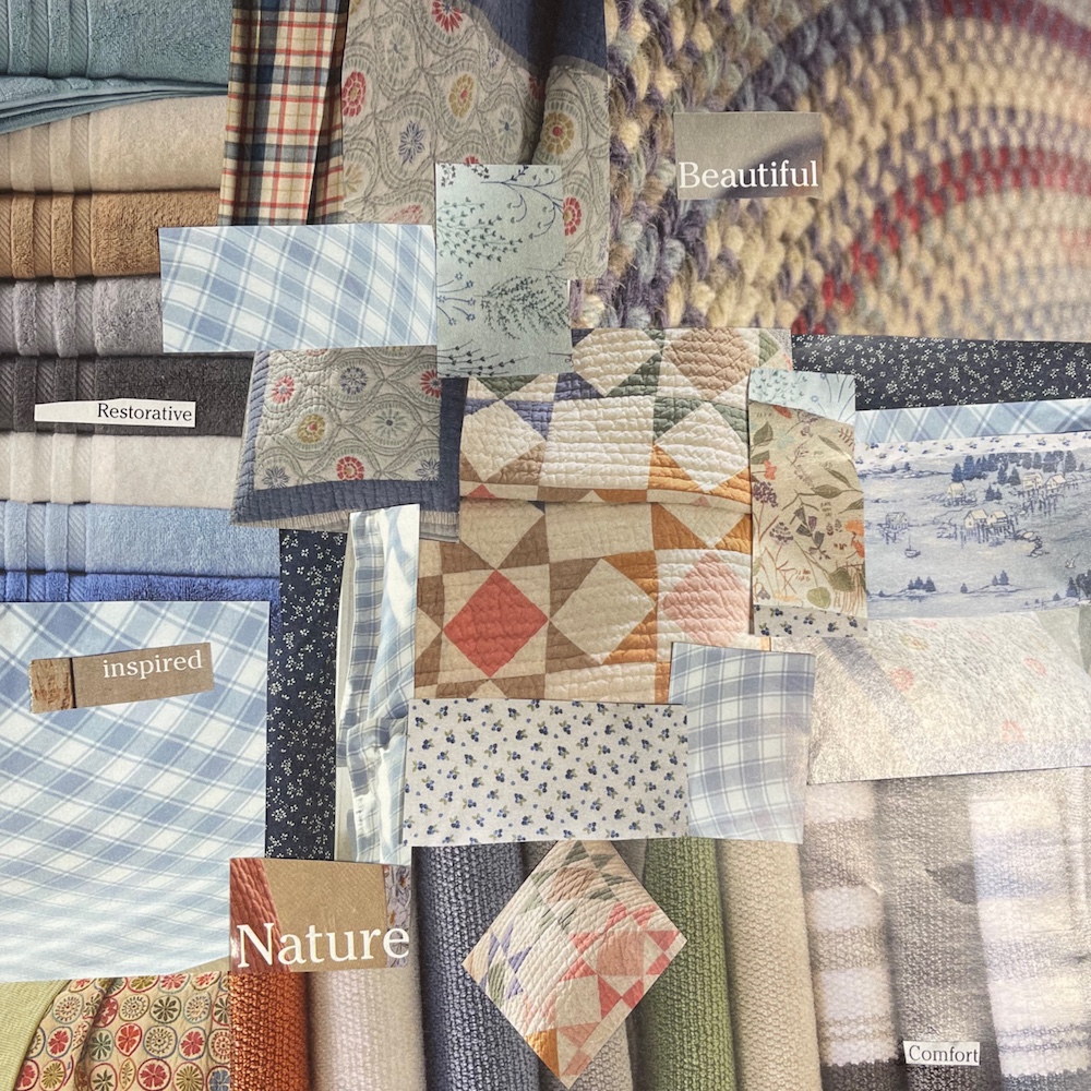 collage of geometric shapes