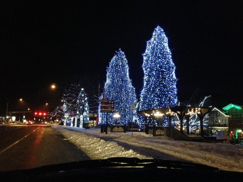 Leavenworth, WA January 16, 2015
Holiday Lights still shining