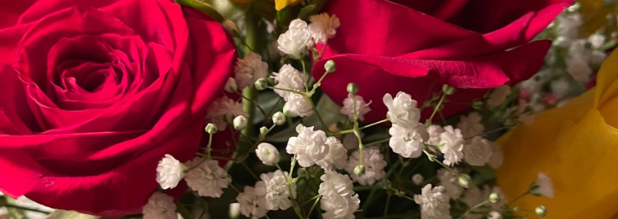 my birthday bouquet from son Greg