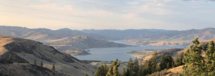 Lake Roosevelt National Recreation Area; Columbia River; Okanogan Highlands; near Keller Ferry