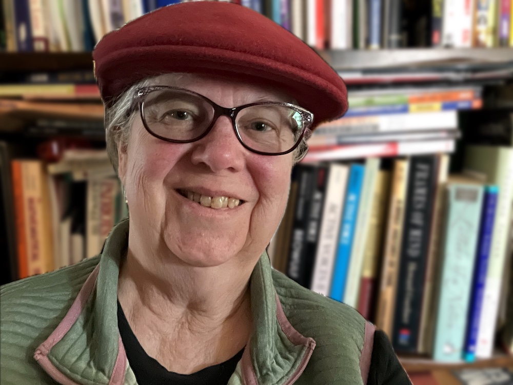 Sheri with her new hat