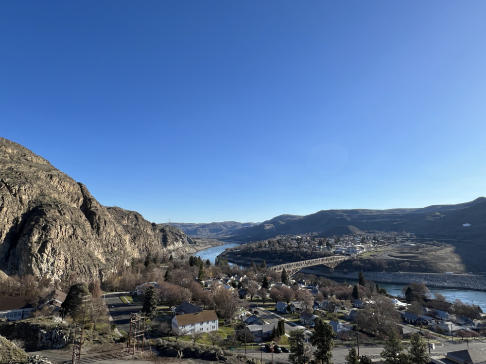West and East Coulee Dam, WA March, 2024