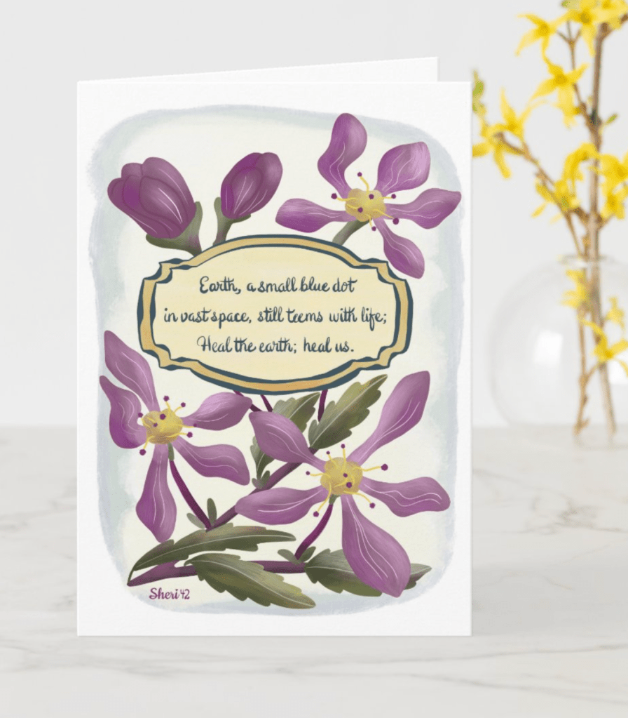 greeting card by Sheri42 for Earth Day on Zazzle 
