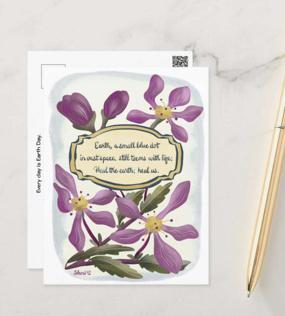 postcard by Sheri42 for Earth Day on Zazzle 