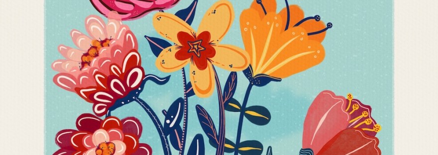 loral illustrations to welcome spring by Sheri42