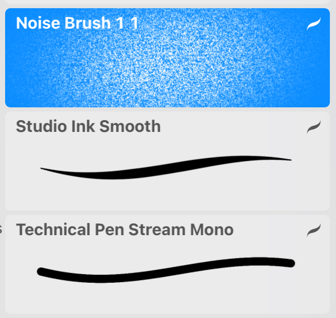 native, but adapted brushes