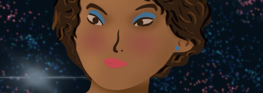 Afro Magical Eye Shadow Portrait Party illustration to prompt by Sheri42