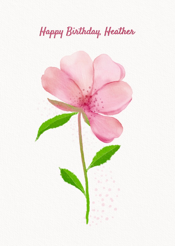 soft, delicate petunia illustration by Sheri42