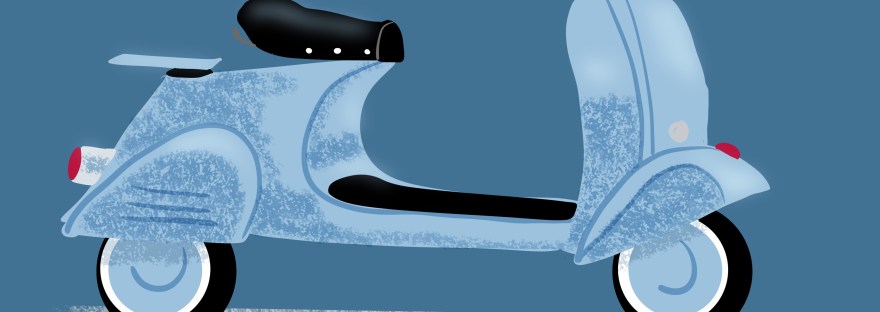 vintage scooter by Sheri42