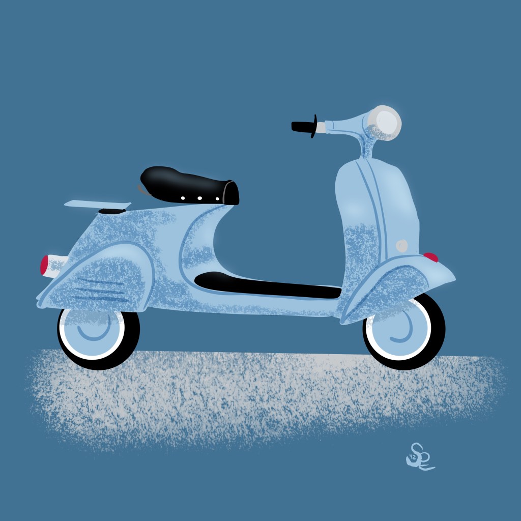 Vintage Scooter by Sheri42