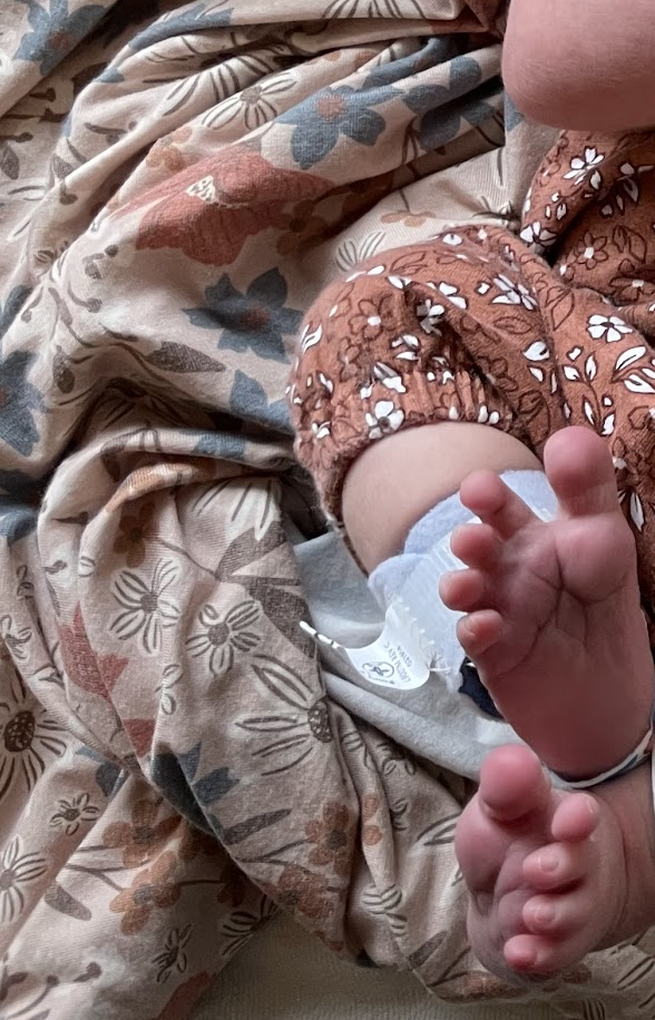 great-granddaughter tiny feet