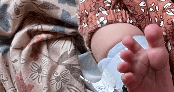 great-granddaughter tiny feet