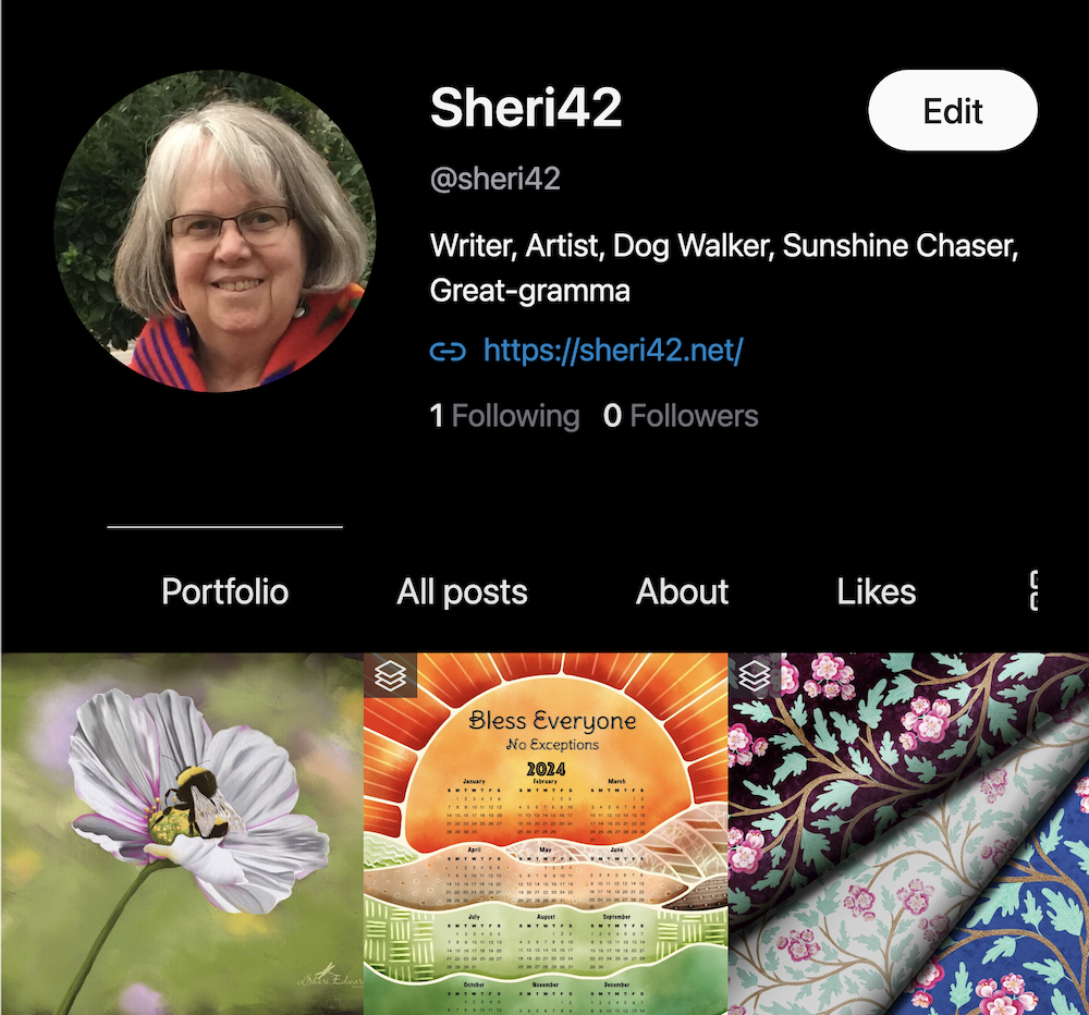 Sheri42 CARA profile page