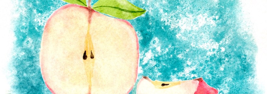 watercolor apple by Sheri42
