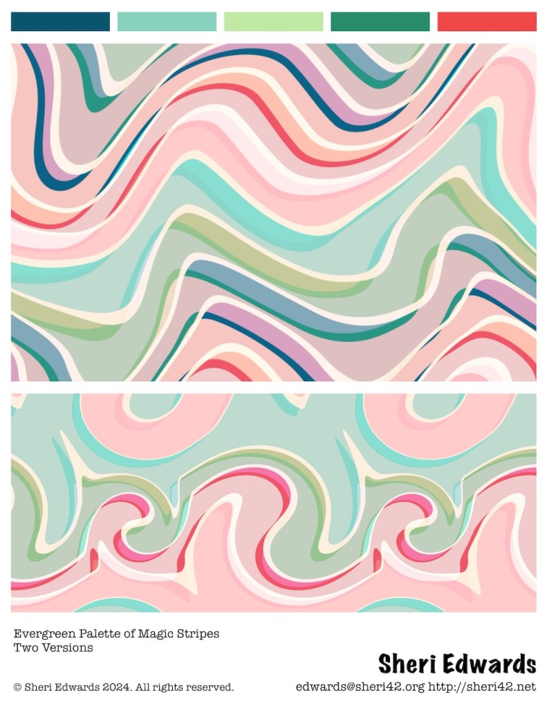 surface pattern in crazy stripes by Sheri42