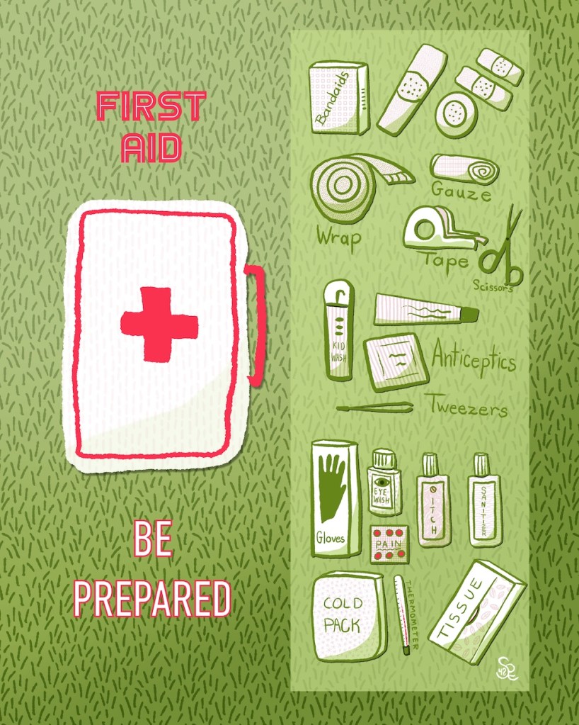 summer camp first aid kit by Sheri42