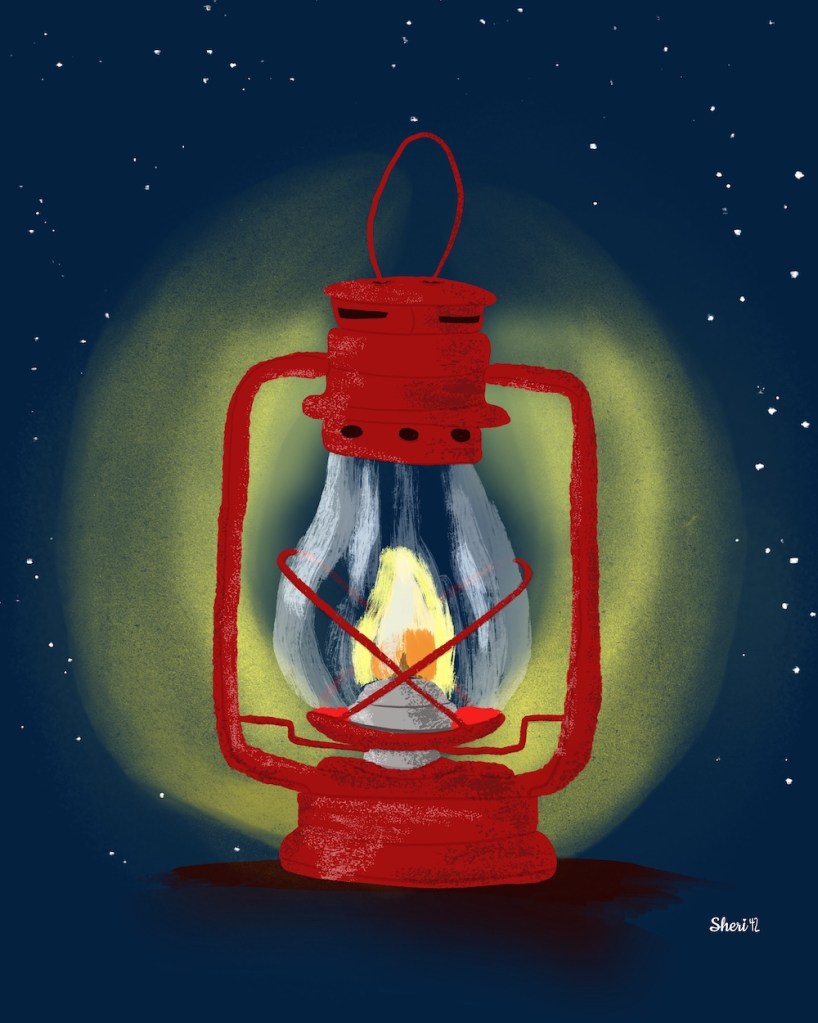 glowing lantern