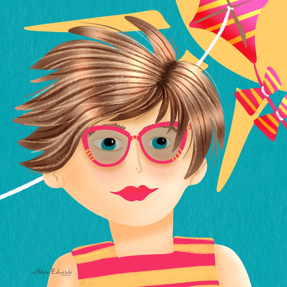 Prompt: glasses, sunshine, movement by Sheri42