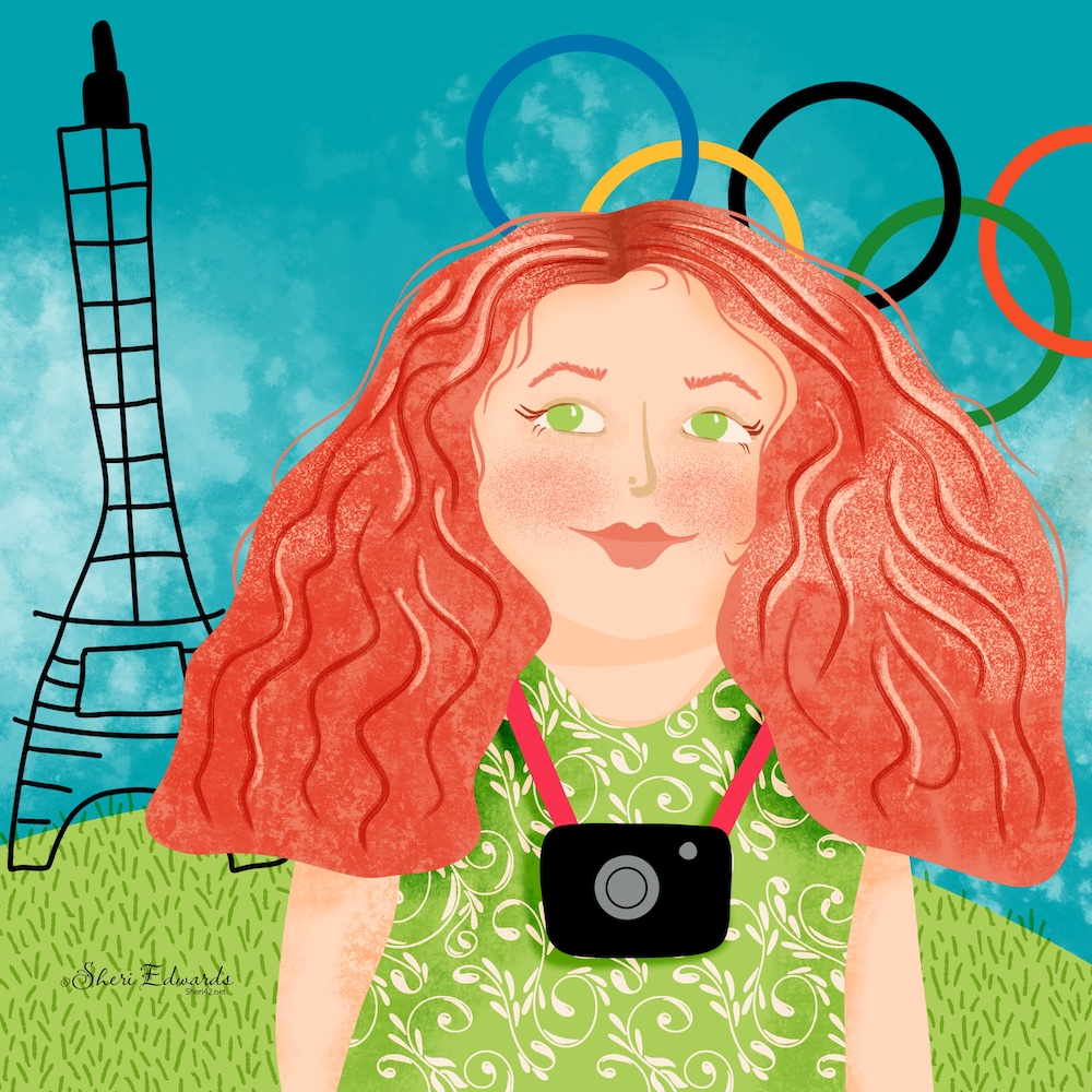 Prompt: Travel. Wavy Hair. Pattern by Sheri42