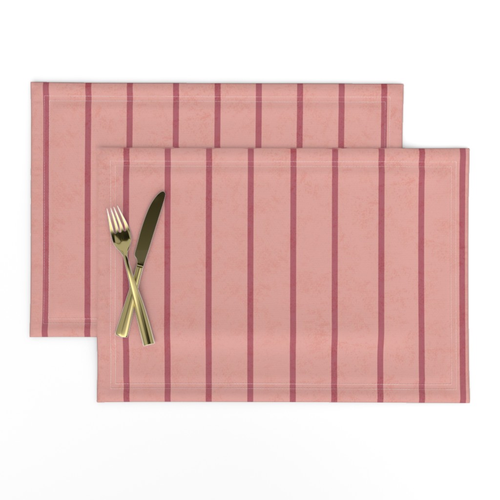 snow buckwheat stripes rose placemats