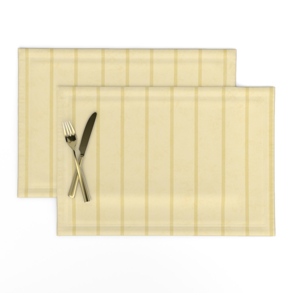 snow buckwheat stripes yellow placemats