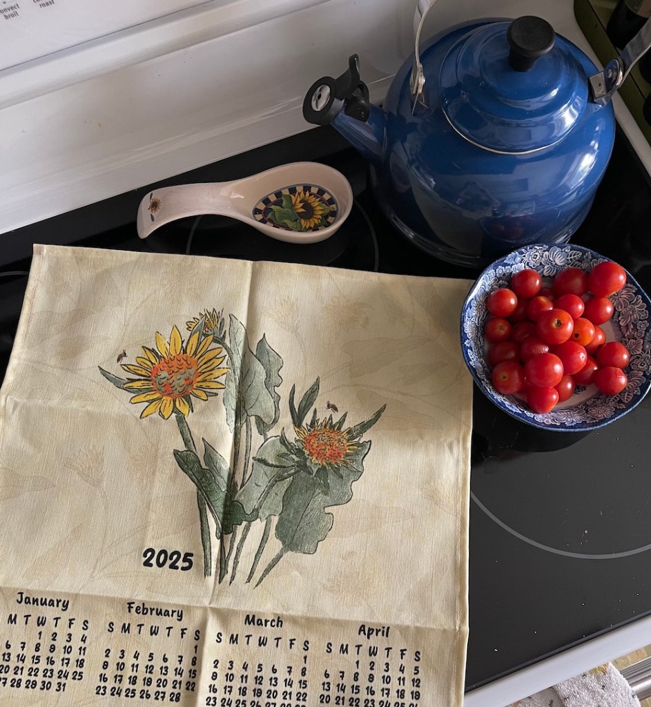 2025 arrowleaf balsamroot sunflower calendar by Sheri42