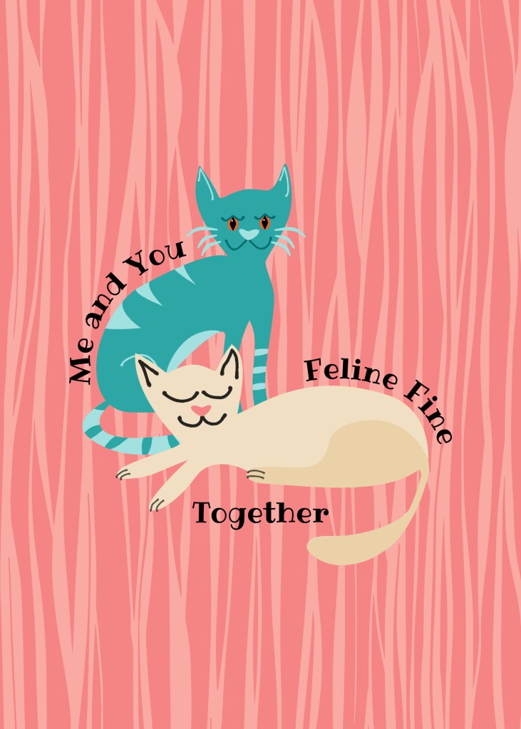 two cats together: Me and You; Feline Fine; Together